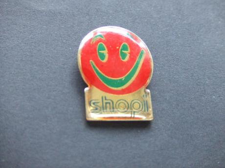 Shop lachend gezicht